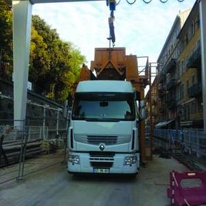 transport routier grue